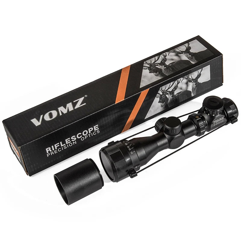 VOMZ 2-6x32 AO GBR Riflescope Hunting Optical Scope Telescopic Sight Range Finder Reticle Air Rifle Airgun .22LR .223 5.56mm