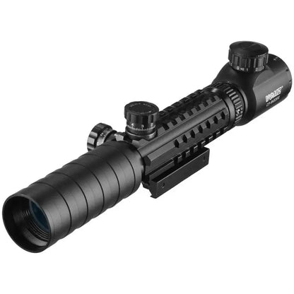 VOMZ 3-9x32 Scope  Illuminated Rangefinder Reticle Rifle   Holographic 4 Reticle Sight 20mm Red Grenn Laser For Hunting