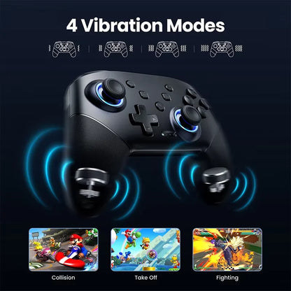 VOYEE wireless switch controller,  with Switch Pro controller, Switch/Switch Lite/OLED/PC