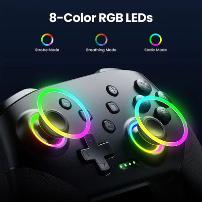 VOYEE wireless switch controller,  with Switch Pro controller, Switch/Switch Lite/OLED/PC