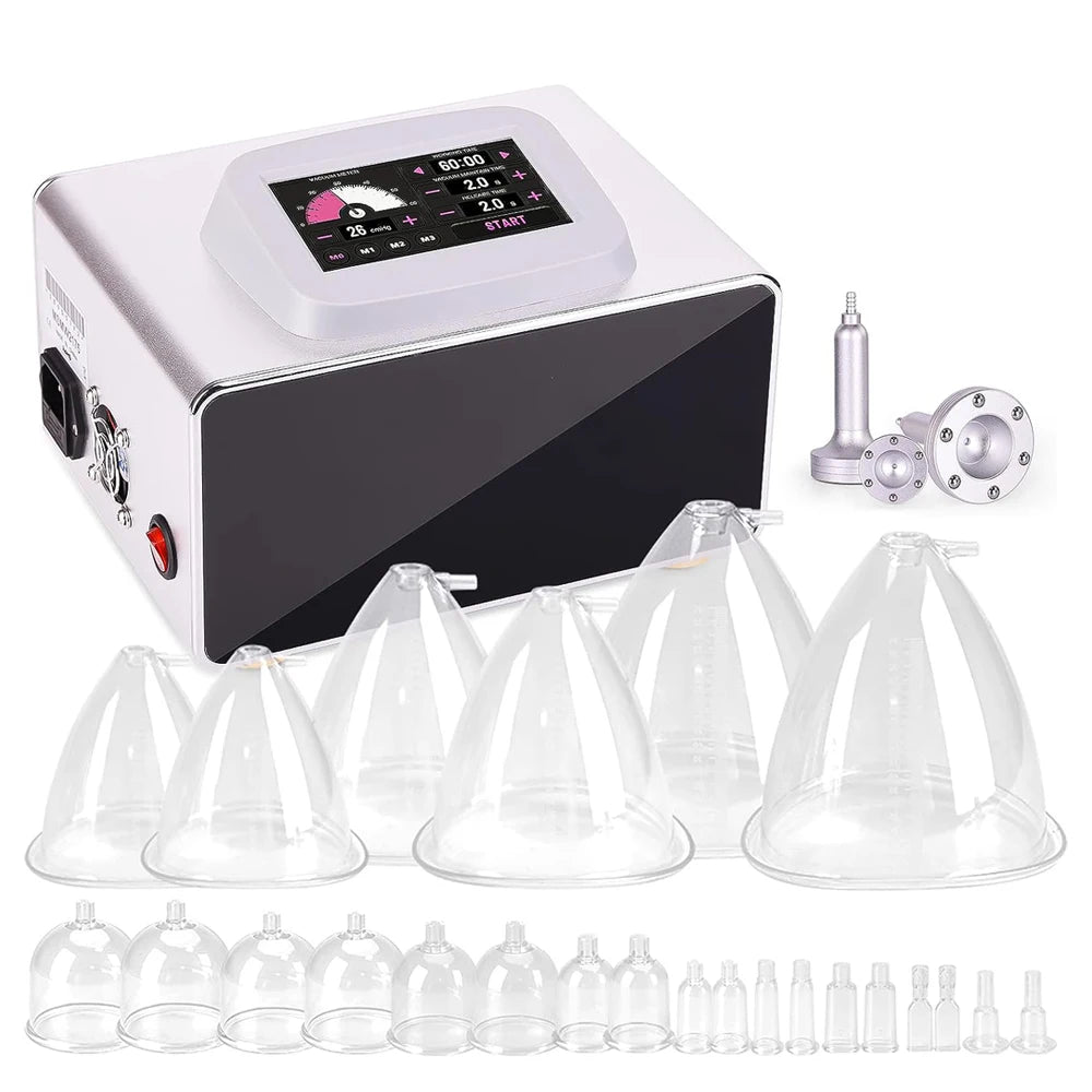 PC Vacuum Cupping Therapy Machine Breast Massager Lymph Detox Body Shaping