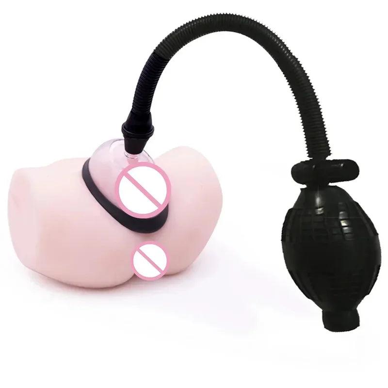 Vagina   Vacuum Bubble  Women Breast Massage Nipple Stimulator Enlarge Pump Cover Adults Sex Toys gtooza.com