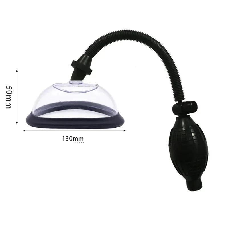 Vagina   Vacuum Bubble  Women Breast Massage Nipple Stimulator Enlarge Pump Cover Adults Sex Toys gtooza.com