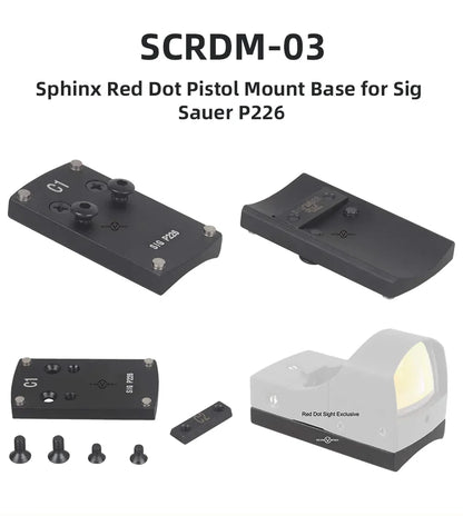 Vector Optics Designed  Frenzy SCRD-36 & SCRD-37 Line Red Dot Sights MOJ Footprint