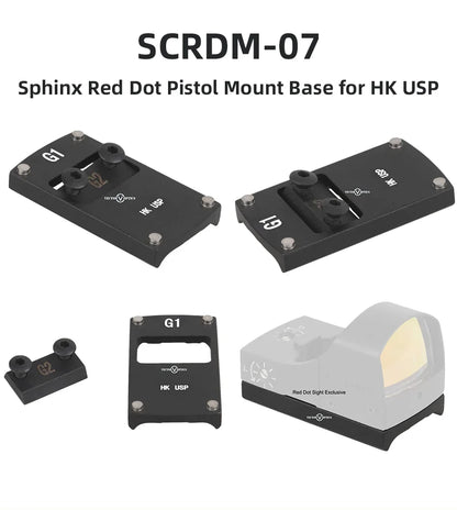 Vector Optics Designed  Frenzy SCRD-36 & SCRD-37 Line Red Dot Sights MOJ Footprint