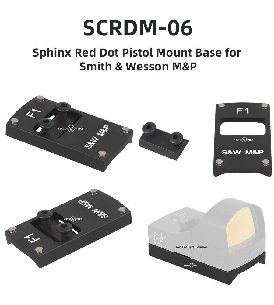 Vector Optics Designed  Frenzy SCRD-36 & SCRD-37 Line Red Dot Sights MOJ Footprint