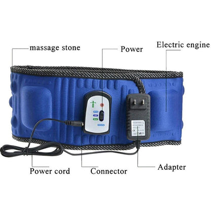 PC Vibrating Body Slimming Belt Waist Abdominal Stimulator Hip Trainer Fat