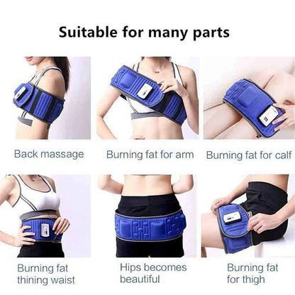 PC Vibrating Body Slimming Belt Waist Abdominal Stimulator Hip Trainer Fat