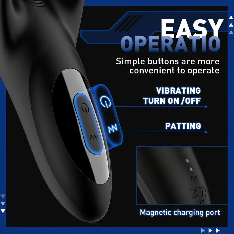 GtoozaVibrating Male Masturbator Glans  Electric Penis Massager Delay Trainer Exerciser Vibrations Stimulator Adult Sex Toy gtooza.com