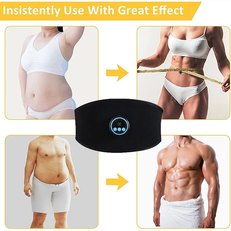 PC Vibration Abdominal Muscle Stimulator Toner EMS Abs Abdomen Trainer Slim