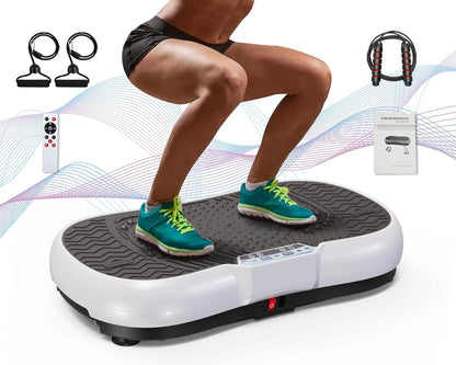 PC Vibration Plate Exercise Machine 10 Modes Whole Body Workout Vibration F