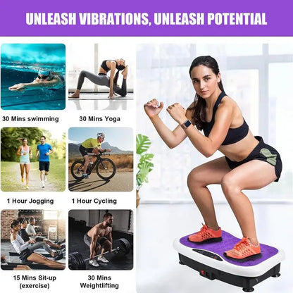 PC Vibration Plate Exercise Machine Electric Vibration Exercise Plate Rich