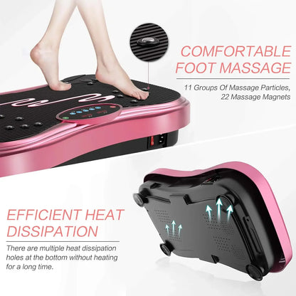 PC Vibration Plate Exercise Machine Whole Body Workout Vibration Fitness Pl