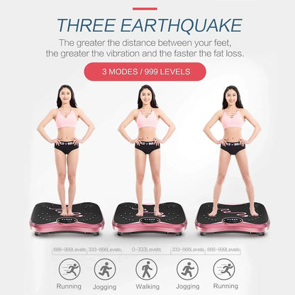 PC Vibration Plate Exercise Machine Whole Body Workout Vibration Fitness Pl