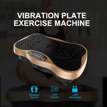 PC Vibration Plate Fitness Vibration Platm Machine Exercise Body Workout Ma