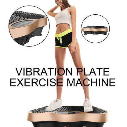 PC Vibration Plate Fitness Vibration Platm Machine Exercise Body Workout Ma