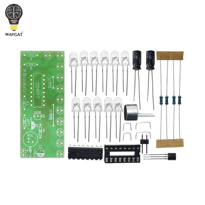 Voice activated LED Water Light Kit CD4017 Lantern Control Fun Electronic Production Teaching Training Diy Electronic Kit Module