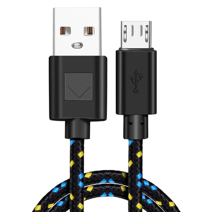 PC Vumpach Nylon Braided Micro USB Cable 1m/2m/3m Data Sync USB Charger Cable For Samsung HTC LG Huawei Xiaomi Android Phone Cables