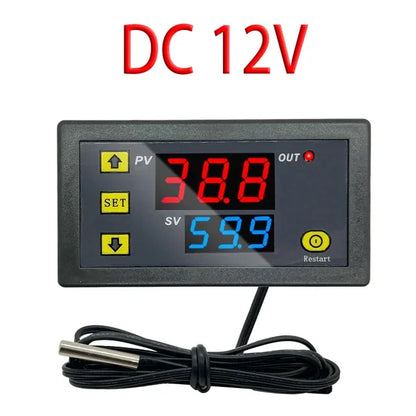 W3230 high-precision temperature controller temperature control switch module 12V 24V 110-220V