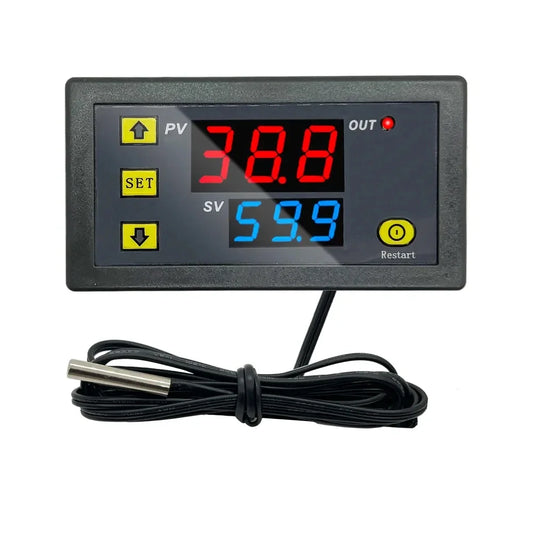 W3230 high-precision temperature controller temperature control switch module 12V 24V 110-220V