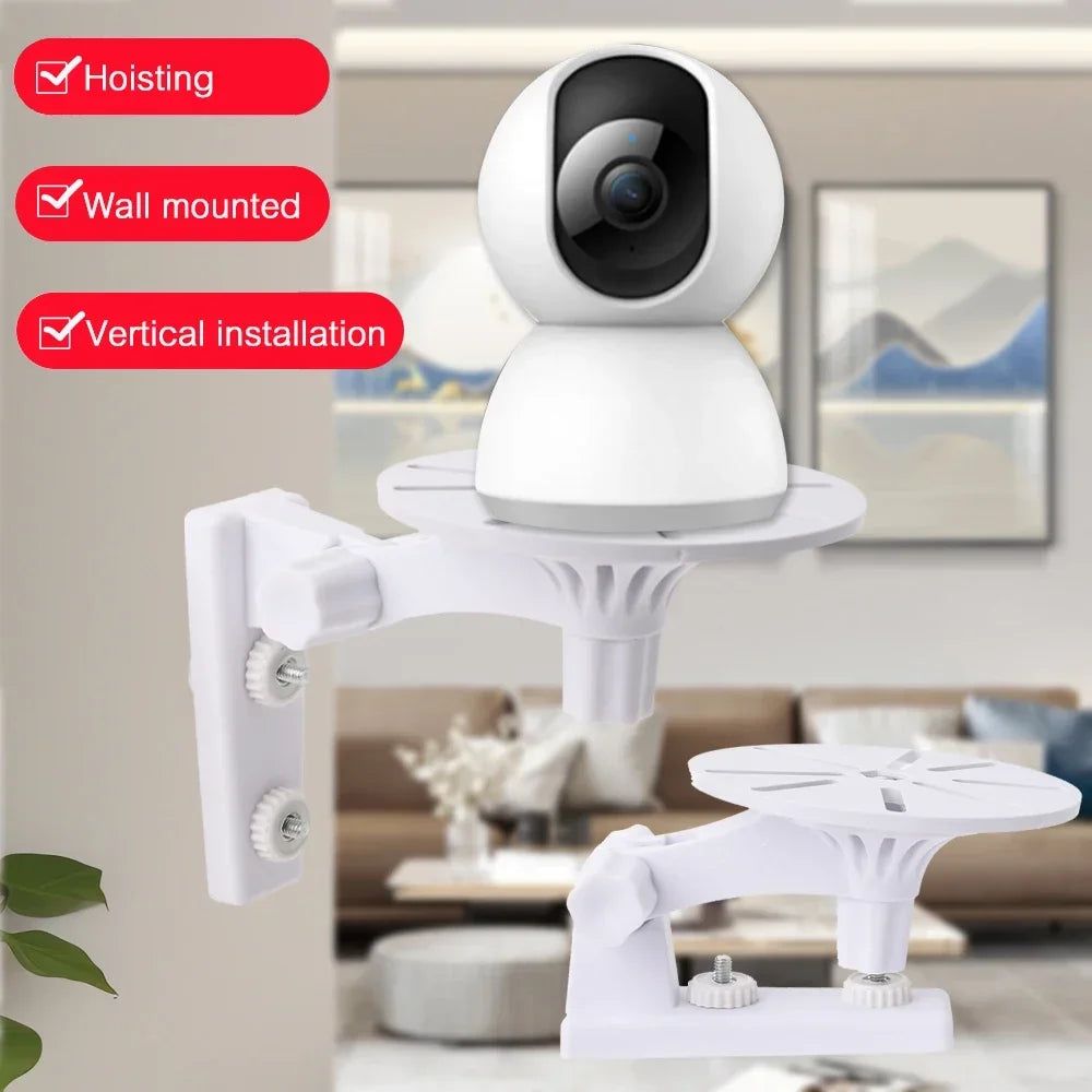 Wall Mount Security Camera Floating Support Rack For Small Cameras Indoor Outdoor No Drilling Monitor Mounting Bracket Rotatable