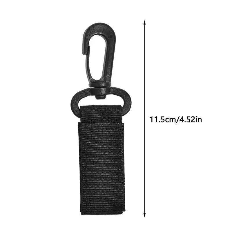 PC Water Bottle Holder Climbing Carabiner Belt Backpack Hanger Hook Clip Mu