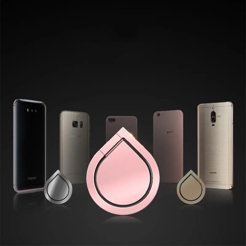 PC Water drop shaped ring mobile phone portable bracket Holder  Phone  Xiaomi Huawei ring Phone Holder  iphone xs Samsung