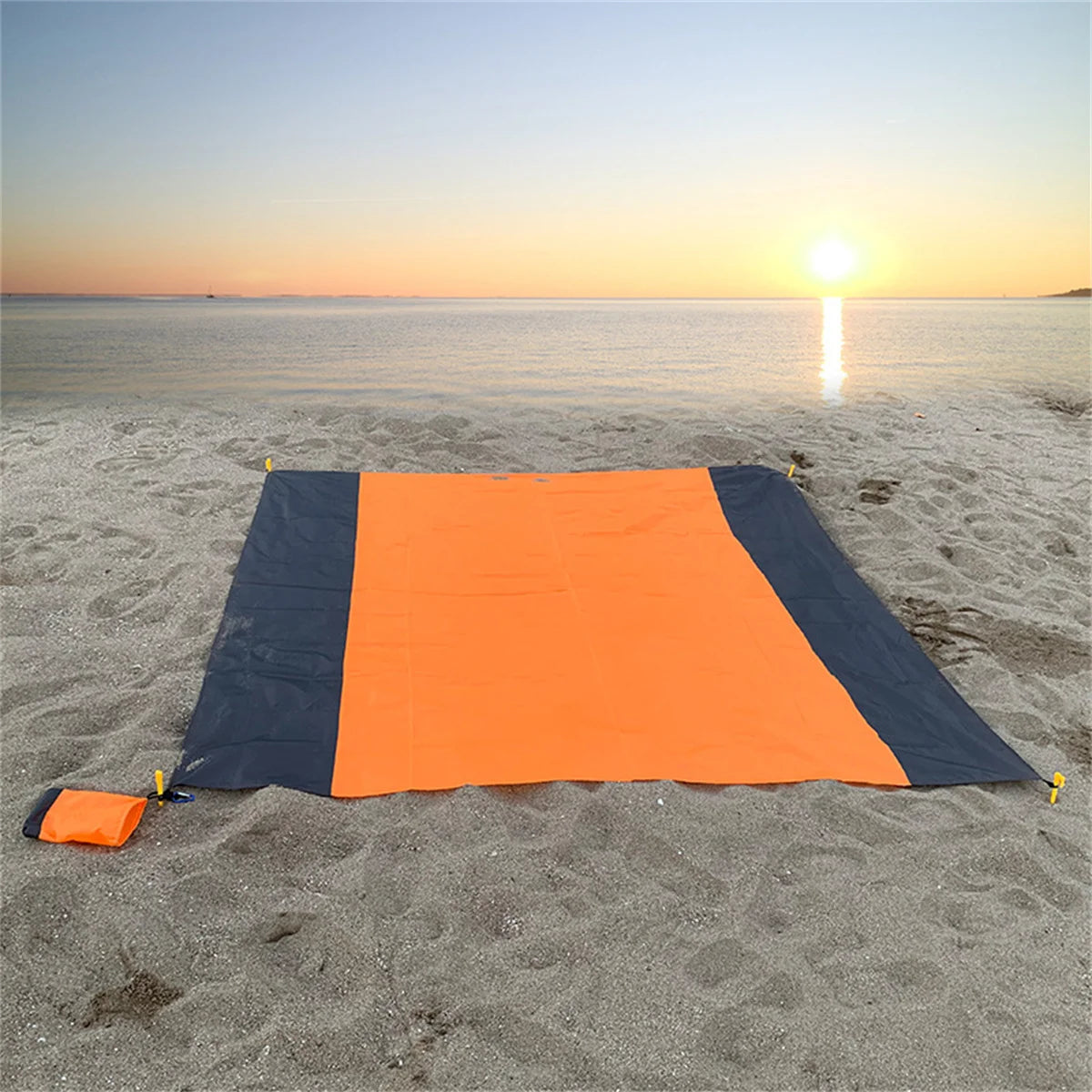 PC Waterproof Beach Towel Blanket Pocket Sand Free Towel Large Portable Mat