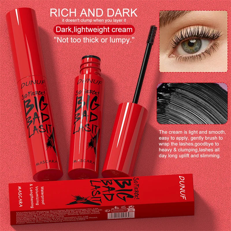 Waterproof Mascara Eyelashes Lengthening Long Lasting Silky Lash Black Eyelashes Extension Make Up Beauty Eye Korean Cosmetic