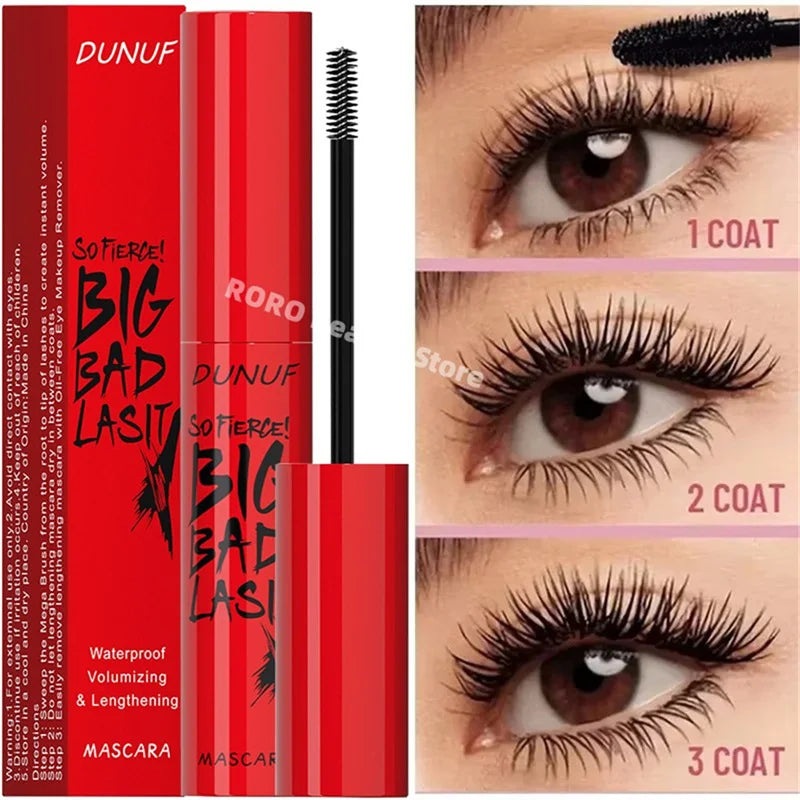 Waterproof Mascara Eyelashes Lengthening Long Lasting Silky Lash Black Eyelashes Extension Make Up Beauty Eye Korean Cosmetic