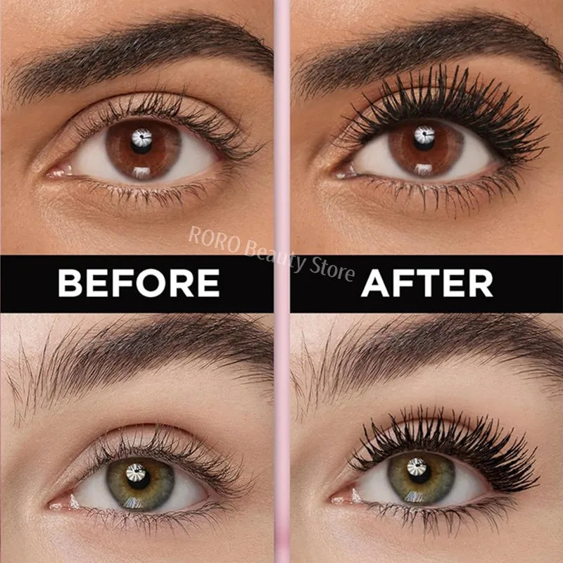 Waterproof Mascara Eyelashes Lengthening Long Lasting Silky Lash Black Eyelashes Extension Make Up Beauty Eye Korean Cosmetic