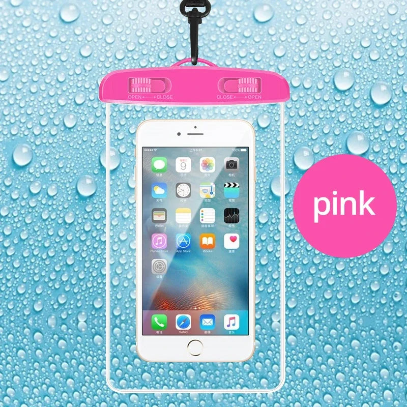 PC Waterproof Phone Case swimming water proof bag universal underwater phone protector pouch PV cover  iPhone 15 14 13 Pro Max