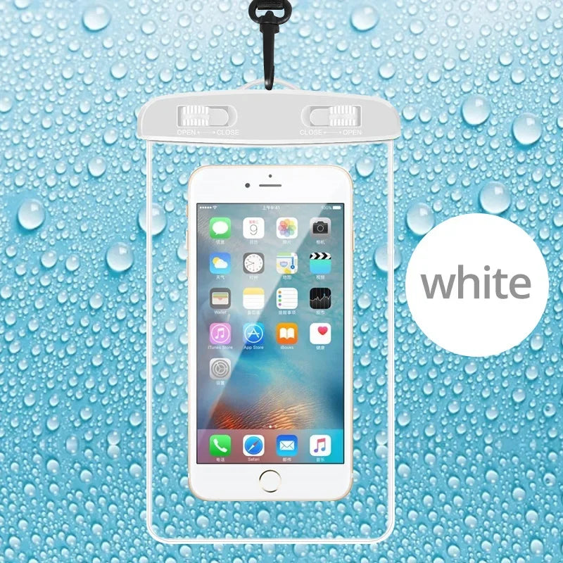 PC Waterproof Phone Case swimming water proof bag universal underwater phone protector pouch PV cover  iPhone 15 14 13 Pro Max