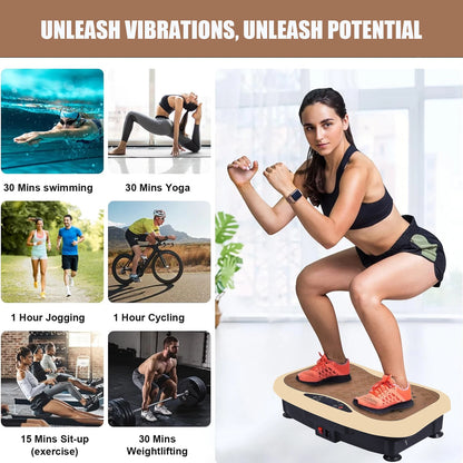 PC Whole Body Vibration Plate Electric Vibration Exercise Plate Rich and Ef