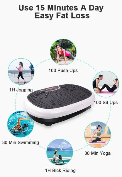 PC Whole Body Workout Massager Machine Slim Exercise Fitness Equipment Vibr