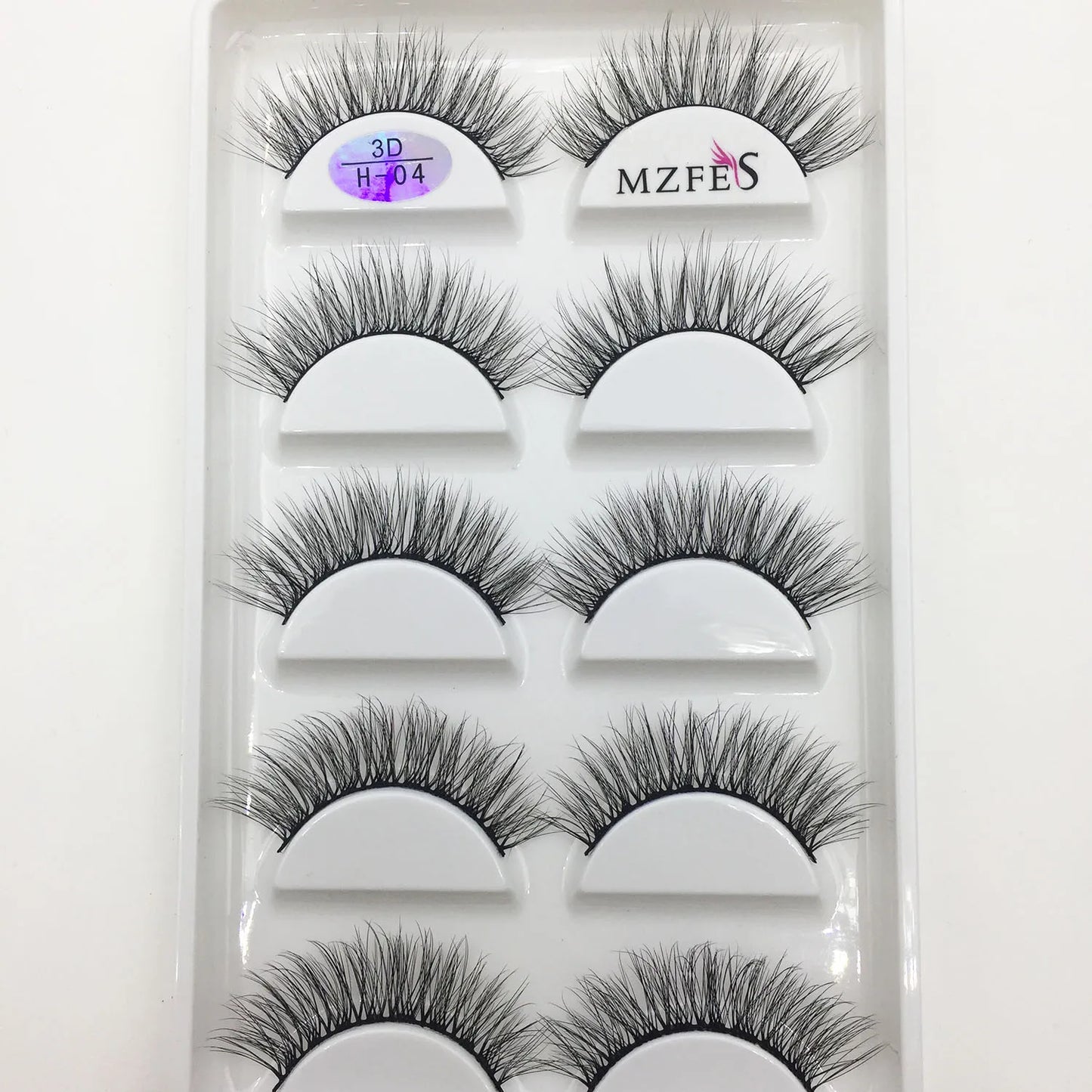 Wholesale 5 Pairs Natural 3D Mink False Eyelashes Make up Soft Fake Eye Lashes Faux cils Extension Makeup Beauty Eyelash