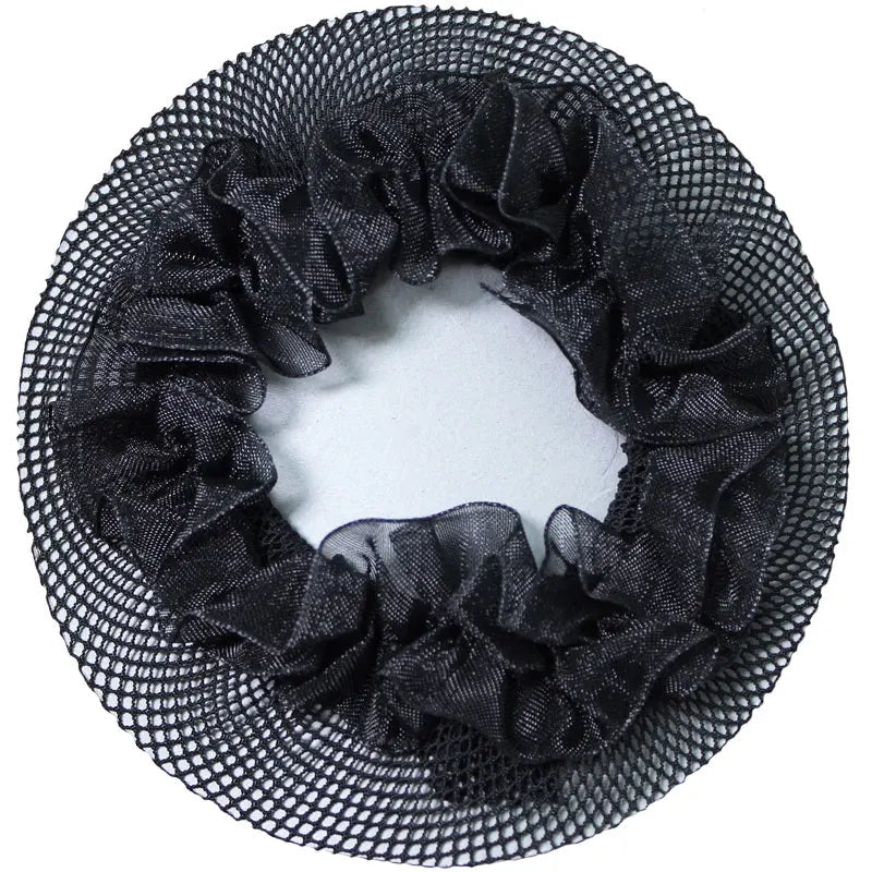 Wholesale Girls Women Crotchet Hair Net Ballerina Black Pink Hair Accessories Ballet Dance Skating Snoods Hairnet Bun Cover gtooza.com