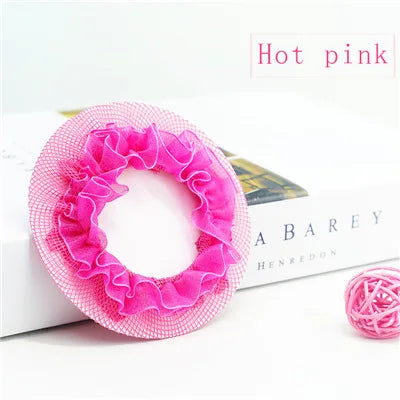 Wholesale Girls Women Crotchet Hair Net Ballerina Black Pink Hair Accessories Ballet Dance Skating Snoods Hairnet Bun Cover gtooza.com