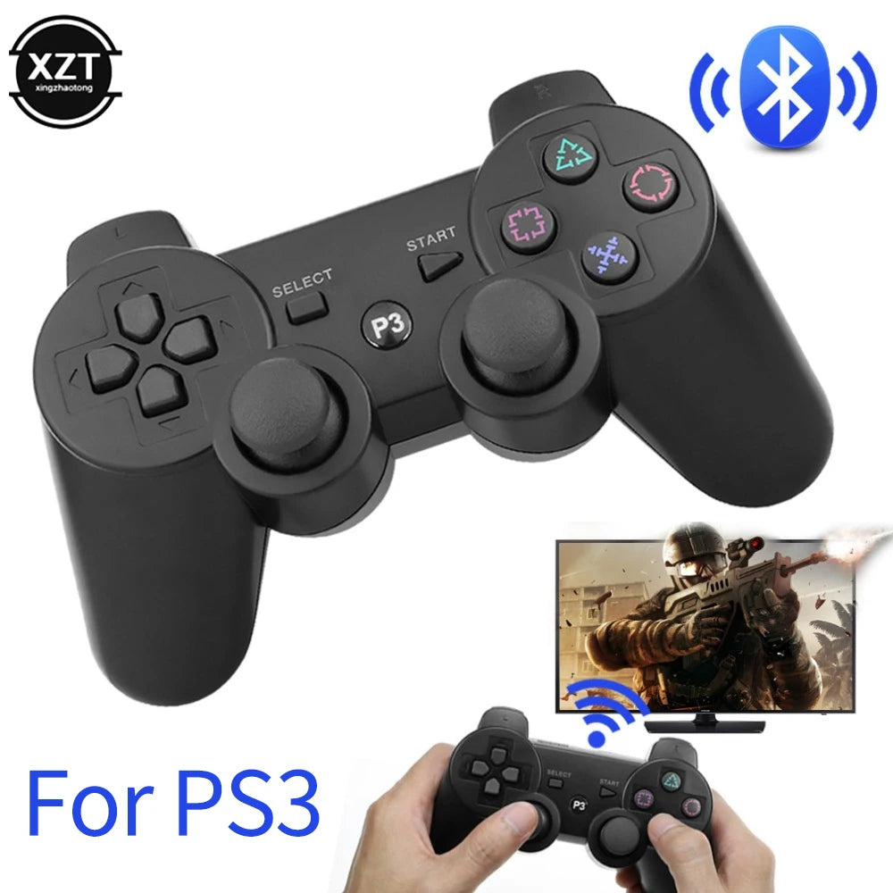 PCWholesale Manette de jeu sans fil Bluetooth pour console de jeu PS3 Controle Joys