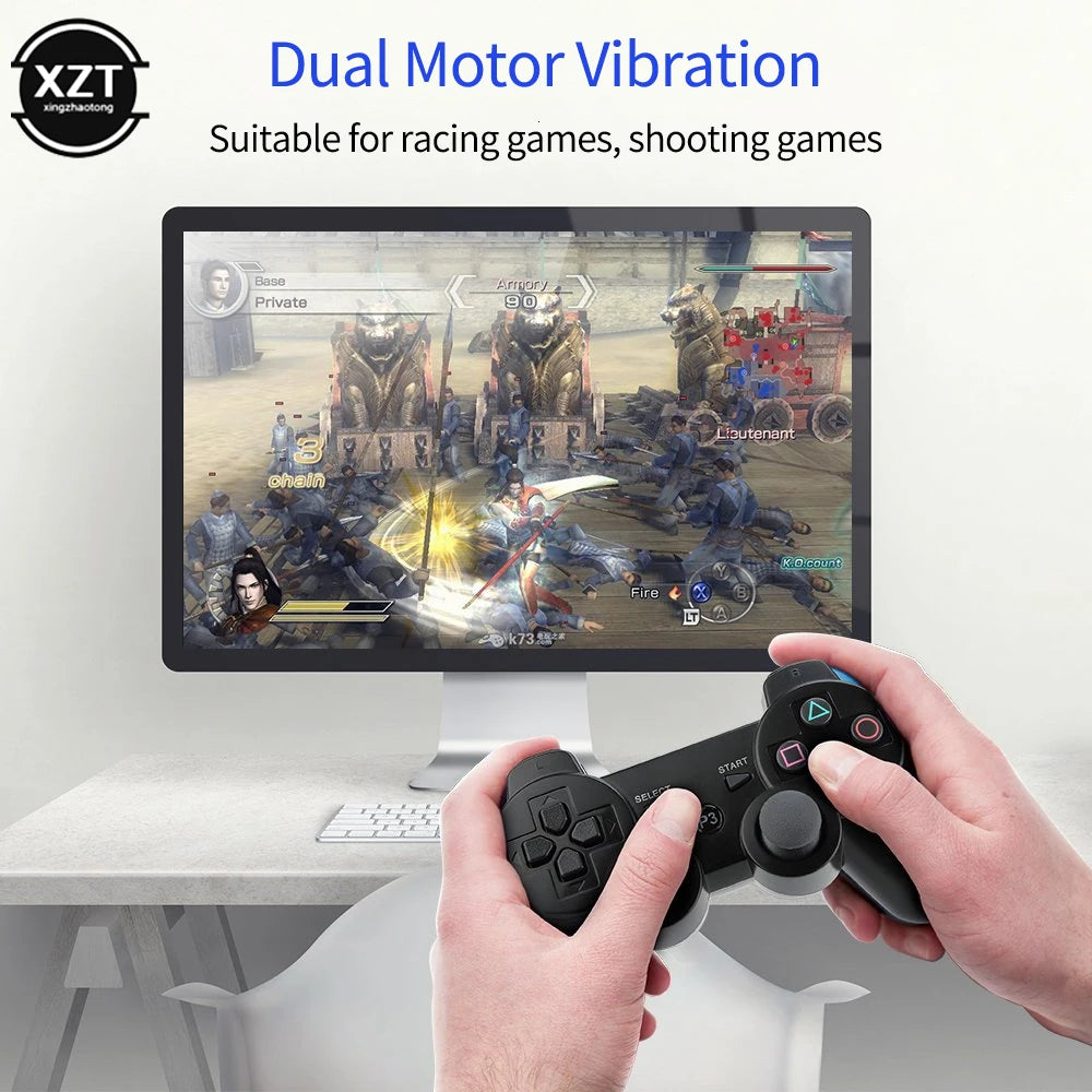 PCWholesale Manette de jeu sans fil Bluetooth pour console de jeu PS3 Controle Joys