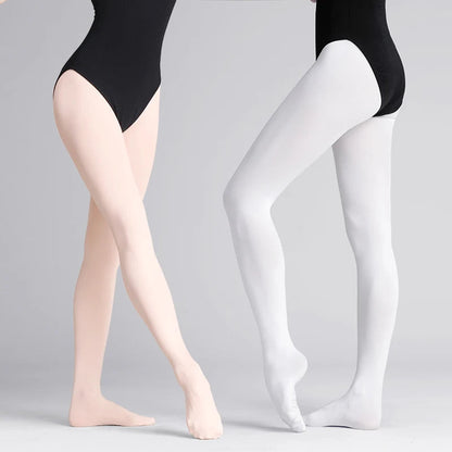 Wholesales 6 Pairs Girls Ballet Tights Women Footed Ballet Dance Pantyhose Nylon White Kids Children Dance Stockings gtooza.com