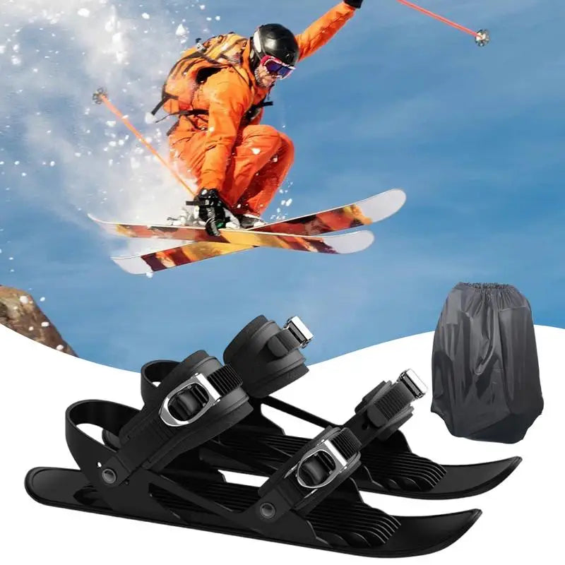 PC Winter outdoor sports sled Skates Compact Skiing Accessory Multifunction