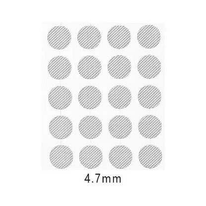 Wired Earphone Metal Dustproof Net In Ear Headphones Anti Dust Protector Mesh 4mm 4.2mm 4.7mm 5mm Self-Adhesive DIY Filter