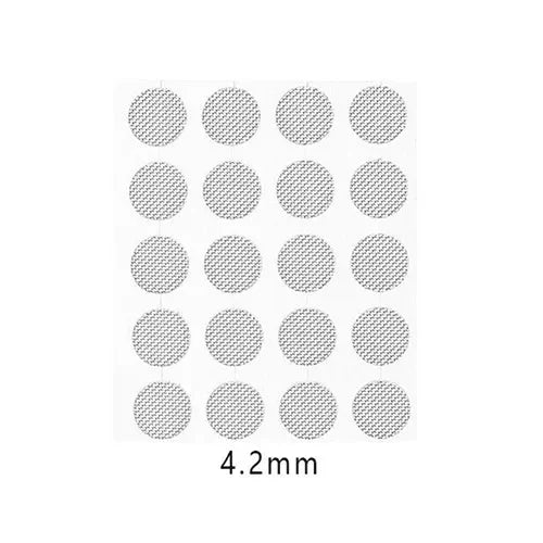 Wired Earphone Metal Dustproof Net In Ear Headphones Anti Dust Protector Mesh 4mm 4.2mm 4.7mm 5mm Self-Adhesive DIY Filter