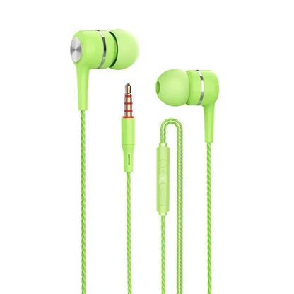 PCWired Headphones 3.5mm Sport Earbuds with Bass Phone Earphones Stereo Hea