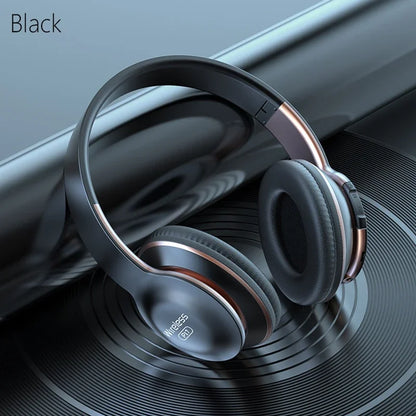 PCWireless Bluetooth 5.0 Headphone Foldable Stereo Music Over-Ear Earphone