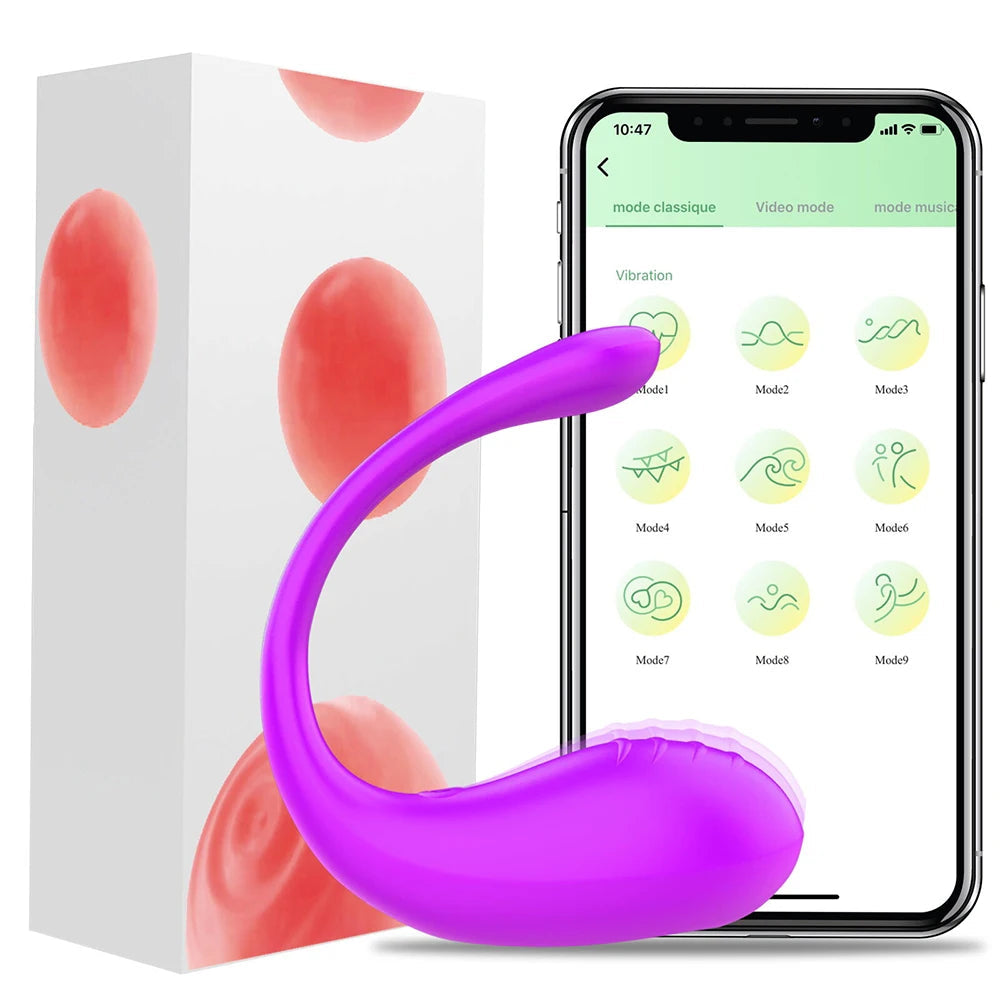 GtoozaWireless Bluetooth APP Vibrator Female Remote Control Egg Clitoris Stimulator G Spot Massager Sex Toys  Women Adults Panties gtooza.com