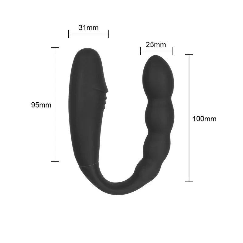 GtoozaWireless Control U-shaped  G Spot Vagina  Anal Massage Double Headed Vibrators Adult 18 Products Sex Toys  Women gtooza.com