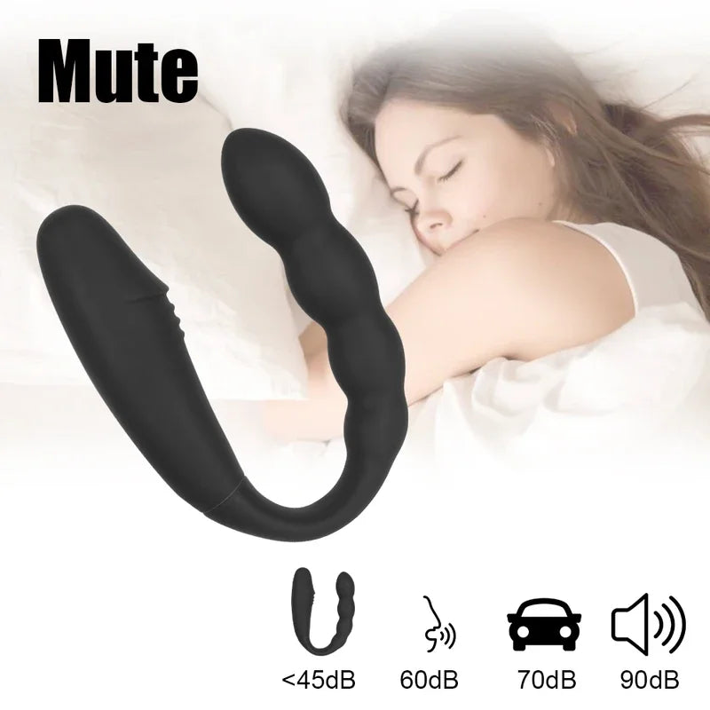 GtoozaWireless Control U-shaped  G Spot Vagina  Anal Massage Double Headed Vibrators Adult 18 Products Sex Toys  Women gtooza.com