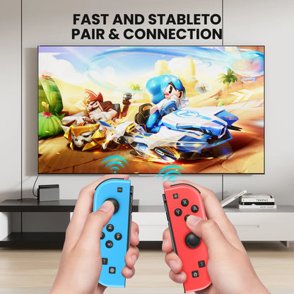 Wireless Controller For Joycons Gamepad For Nintendo Switch/Ios/Android/Pc Bluetooth 5.2 Joystick With Trubo Video Game Consoles